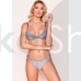 Tabitha Silver Glitter  Balconette Bikini taglia M